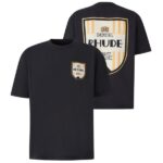 Rhude Mont Blanc Hotel T-shirt Zwart