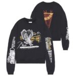 Rhude Pennant Flag Sweater Zwart