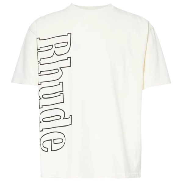 Rhude Side Logo T-shirt Off White