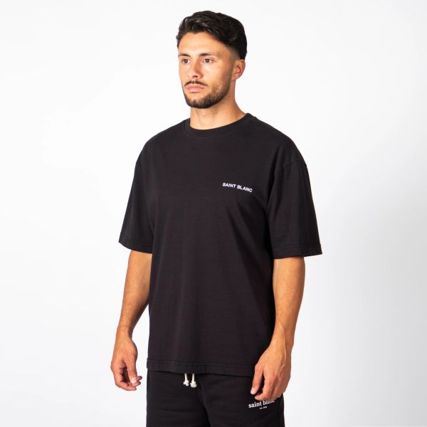 Saint Blanc Blanc T-shirt Zwart