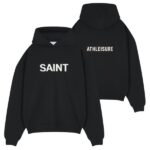Saint Blanc Cut Hoodie Zwart
