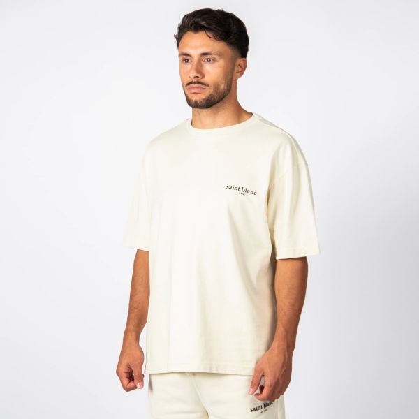 Saint Blanc The Initial T-shirt Off White