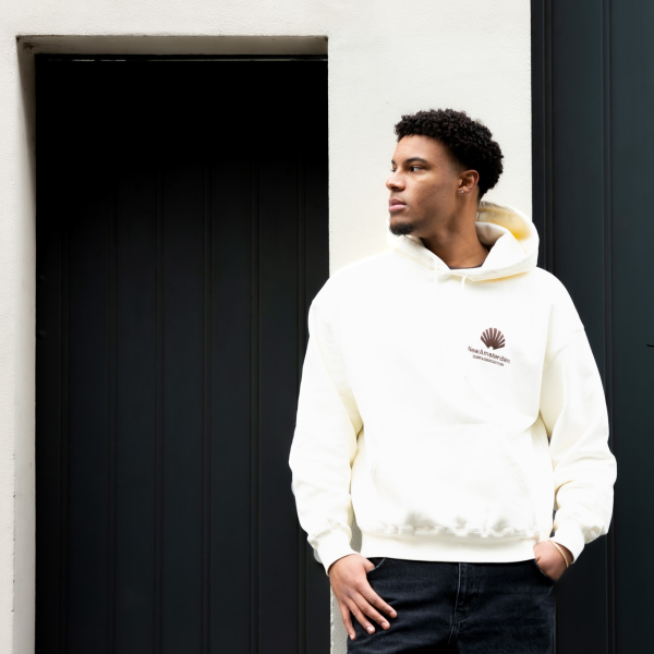 New Amsterdam Surf Association Logo Hoodie Off White