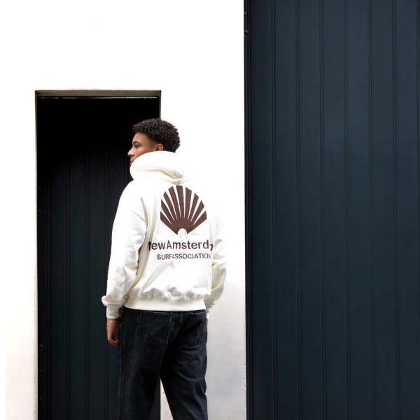 New Amsterdam Surf Association Logo Hoodie Off White