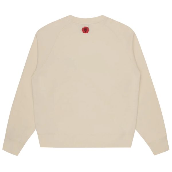 Icecream Woodgrain Running Dog Sweater Off White