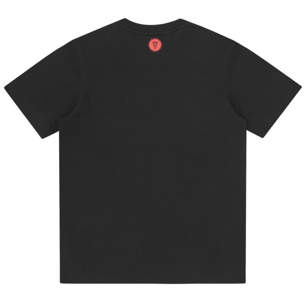 Icecream Woodgrain Running Dog T-shirt Zwart