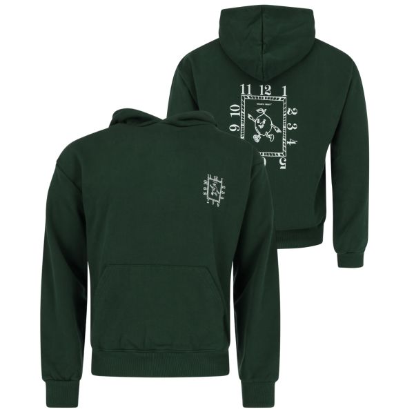 Bram’s Fruit Tank Dial Hoodie Donker Groen