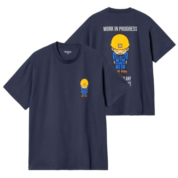 Carhartt Sumimasen T-shirt Donker Blauw