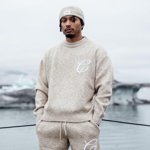 Croyez Essence Knit Sweater Beige