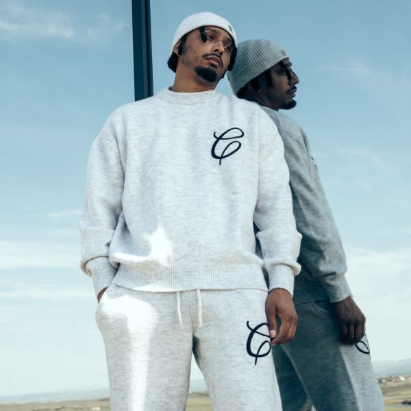 Croyez Essence Knit Sweater Grijs