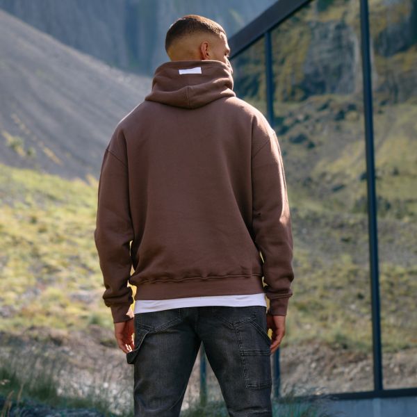 Croyez Heavyweight Fraternité Hoodie Bruin
