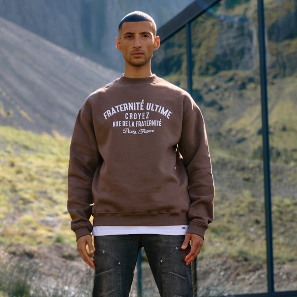 Croyez Heavyweight Fraternité Sweater Bruin