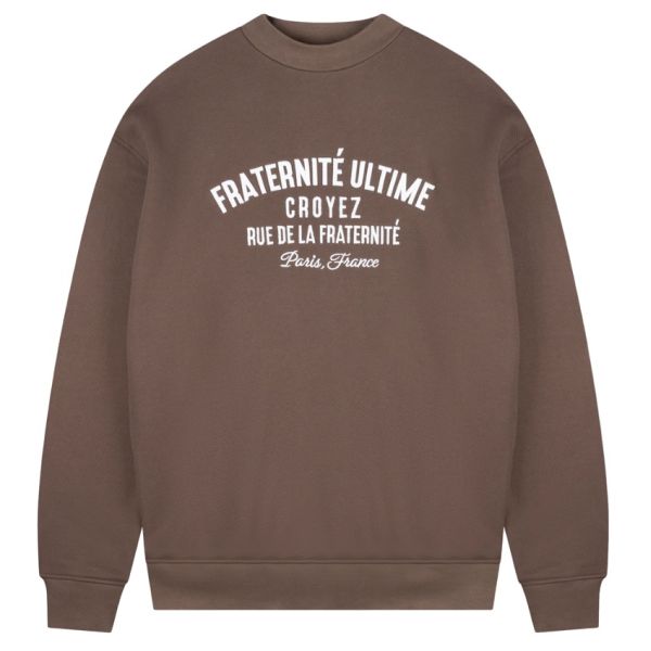 Croyez Heavyweight Fraternité Sweater Bruin