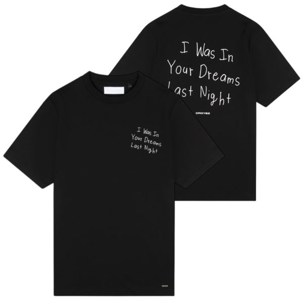 Croyez In Your Dreams T-shirt Zwart