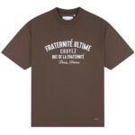 Croyez Inside Out Fraternité T-shirt Bruin