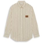 Drôle De Monsieur Fleurs Tressées Overhemd Off White