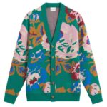 Drôle De Monsieur Peony Cardigan Groen