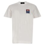 Dsquared2 Leaf Patch T-shirt Wit