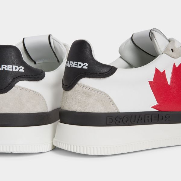 Dsquared2 New Jersey Sneaker Wit/Rood