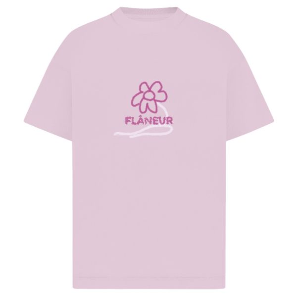 Flâneur Flower Stalk T-shirt Roze
