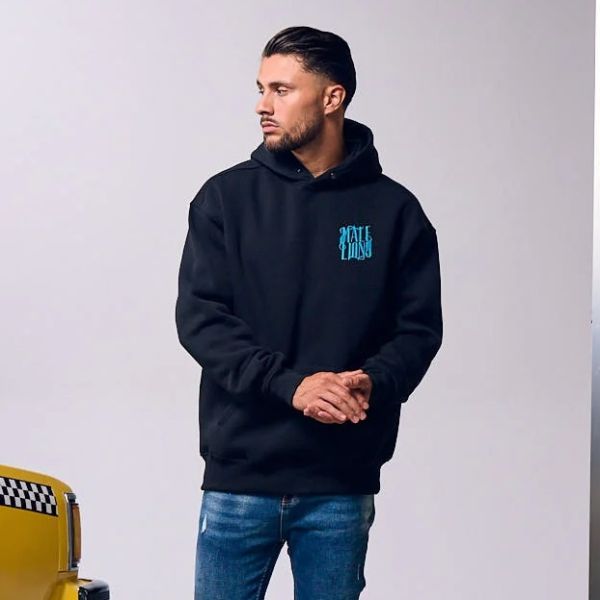 Malelions New York Hoodie Zwart