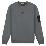 Malelions Nylon Pocket Sweater Grijs