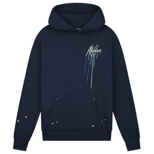 Malelions Oversized Painter Hoodie Navy