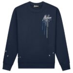 Malelions Oversized Painter Sweater Navy