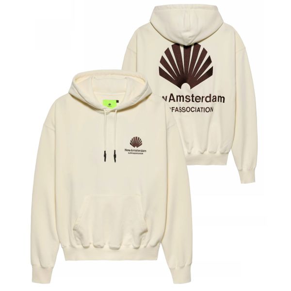 New Amsterdam Surf Association Logo Hoodie Off White