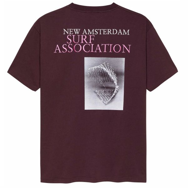 New Amsterdam Surf Association Wire T-shirt Bordeaux