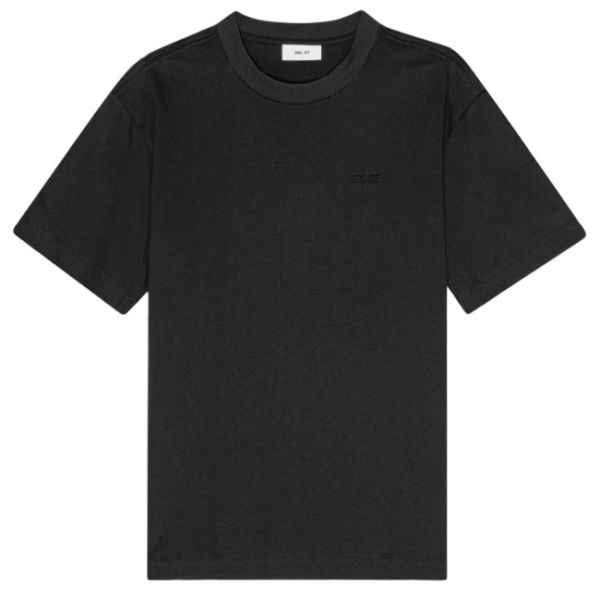 NN.07 Nat Logo T-shirt Zwart