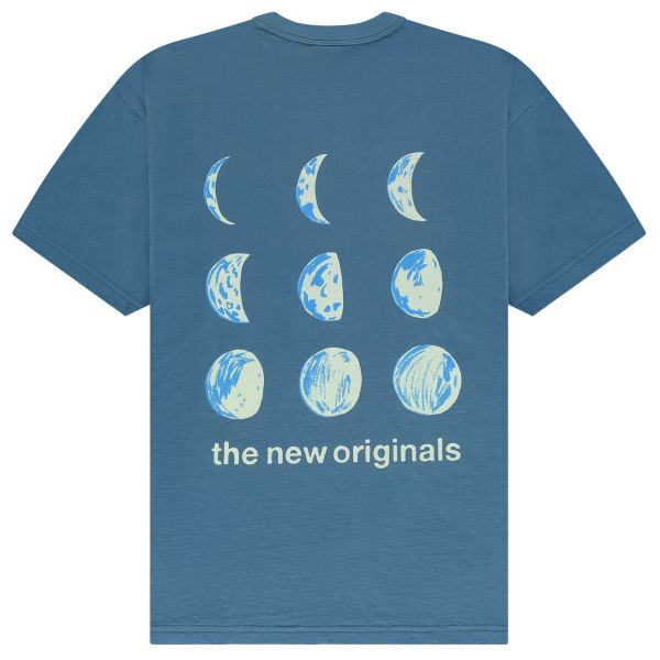 The New Originals 9 Moon Phases T-shirt Blauw