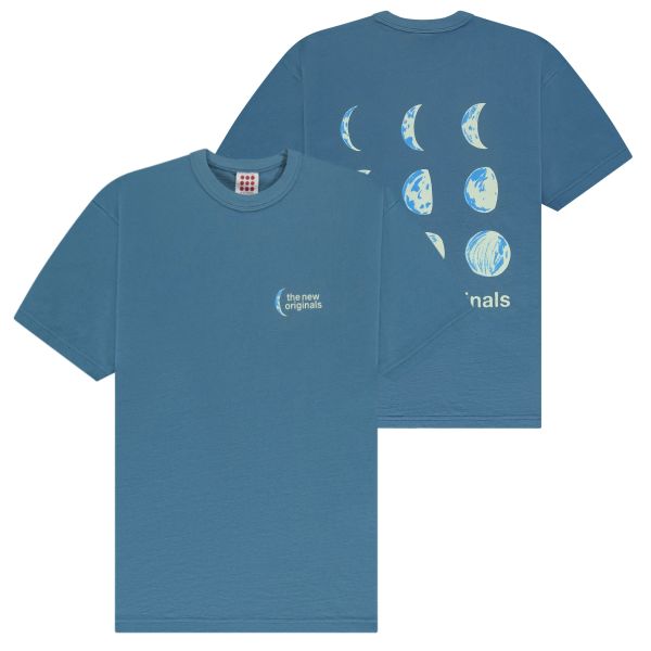 The New Originals 9 Moon Phases T-shirt Blauw