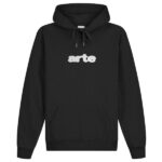 Arte Antwerp Embroidery Logo Hoodie Zwart