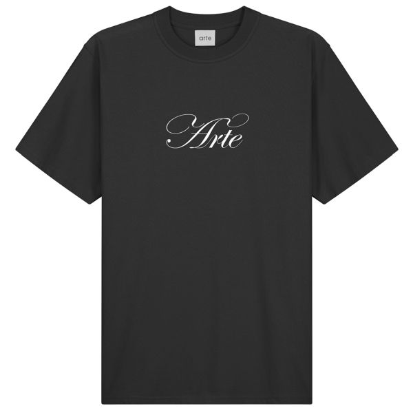 Arte Antwerp Script Logo T-shirt Zwart
