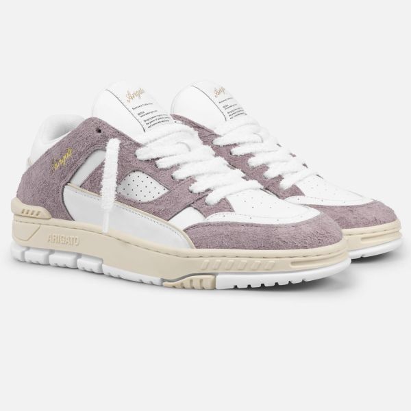 Axel Arigato Area Lo Fluffy Sneaker Wit/Paars