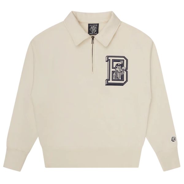 Billionaire Boys Club Mascot Quarter Zip Sweater Off White