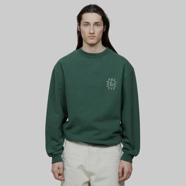 Bram's Fruit Tank Dial Sweater Donker Groen
