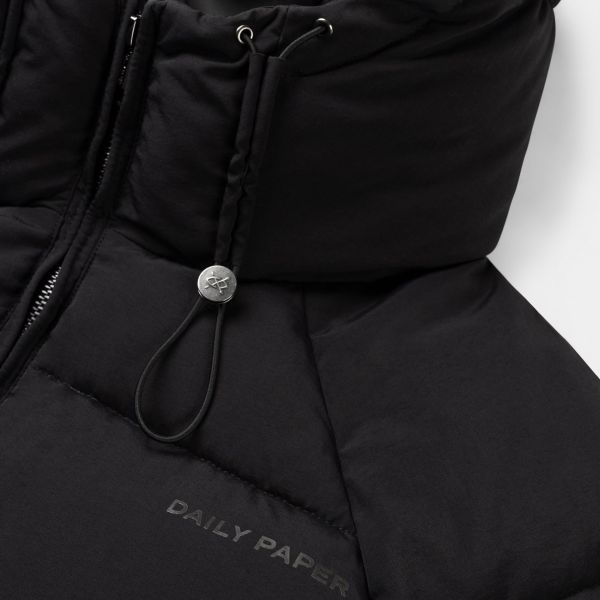 Daily Paper Relaxed Puffer Zwart