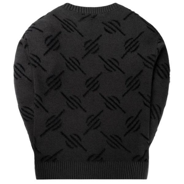 Daily Paper Tevin Monogram Knit Sweater Zwart