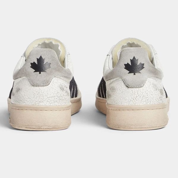 Dsquared2 Vintage Boxer Sneaker Wit/Navy