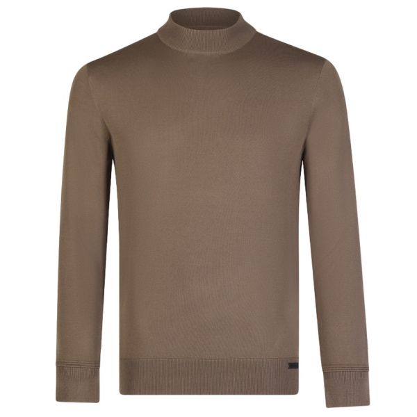 Genti Turtle Sweater Bruin