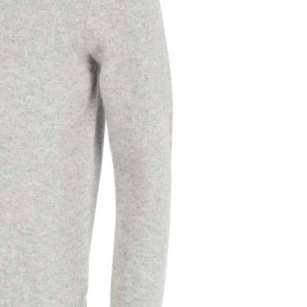 Gran Sasso Mock Sweater Grijs