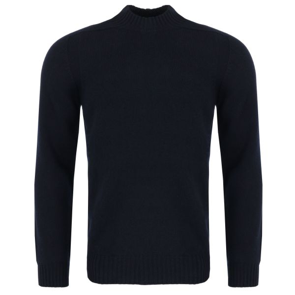 Gran Sasso Mock Sweater Navy