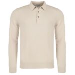 Gran Sasso Tennis Longsleeve Polo Beige