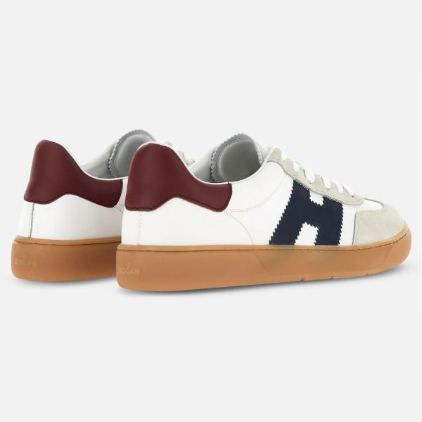 Hogan Cool Sneaker Wit/Rood/Zwart