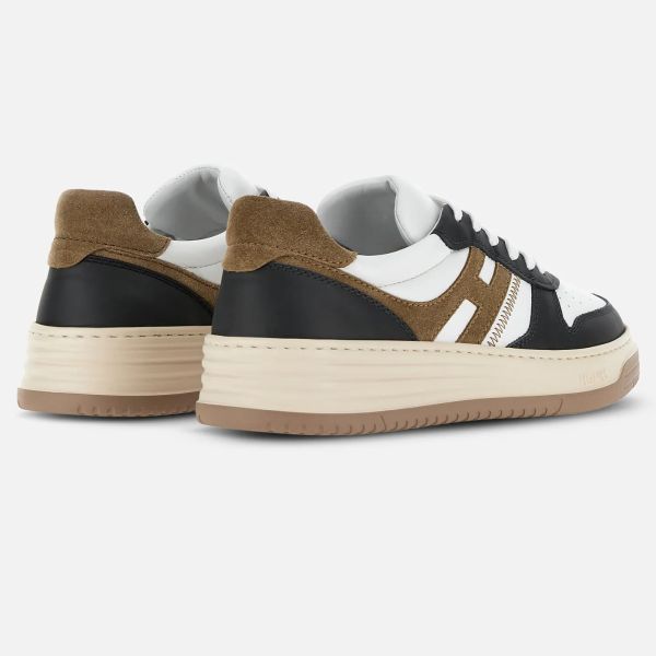 Hogan H630 Sneaker Wit/Bruin/Navy