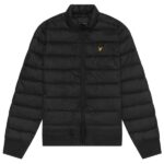 Lyle & Scott Funnel Wadded Jas Zwart