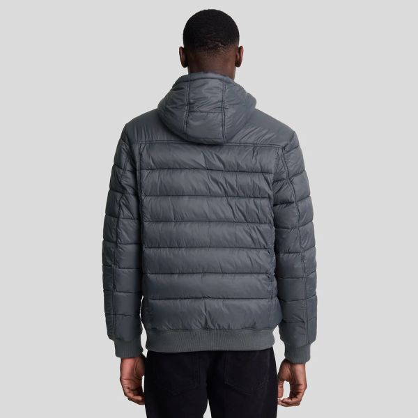 Lyle & Scott Wadded Jas Antraciet