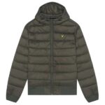 Lyle & Scott Wadded Jas Donker Groen